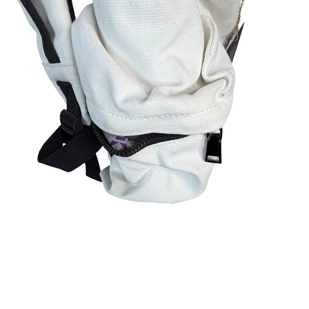 Rebel Athletic The Hero Bag Summit Sharpen Up White Canvas Backpack NWT